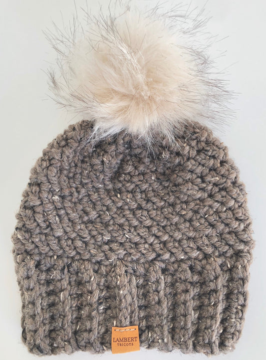 Tuque taupe